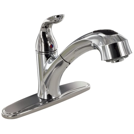 Valterra KITCHEN FAUCET, 8IN PULL OUT HYBRID, 1 LEVER, CERAMIC DISC, CHROME PF231341